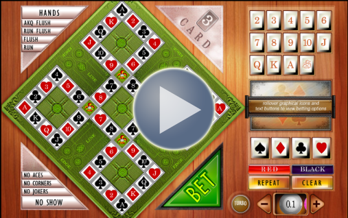 Play 3 Card Roulette at Sky Bingo