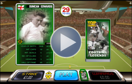 Play Top Trumps - Football Legends at Sky Bingo