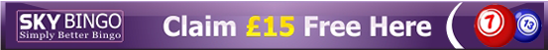 Sky Bingo – Claim £15 FREE from Sky Bingo Today
